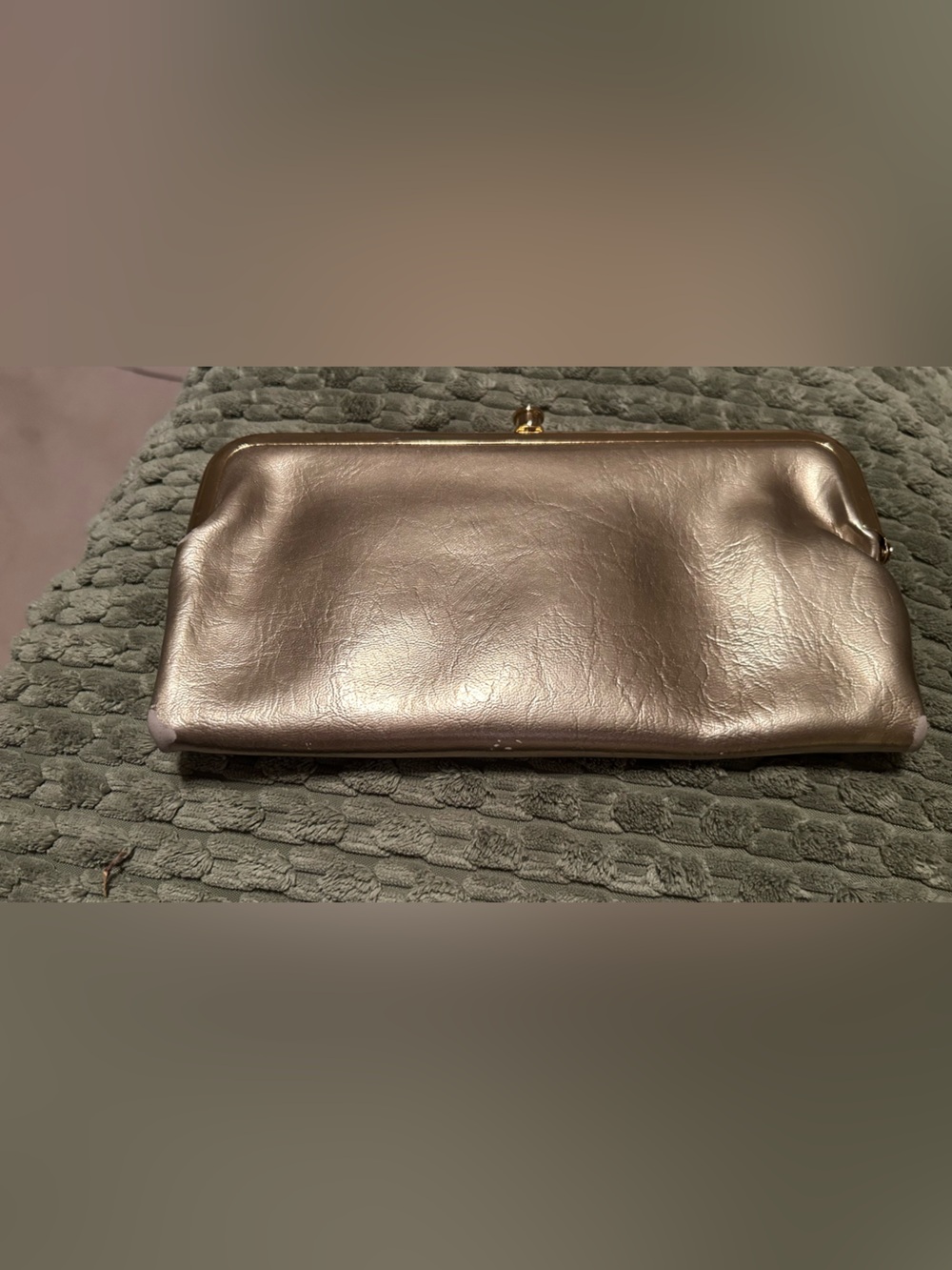 Metallic Silver Women’s Clutch Wallet